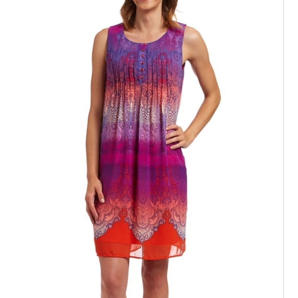Chris Mclaughlin Chiffon Dress Size 10
